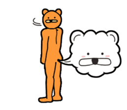 Kuma & Puu chan in the world[Don't Move] sticker #13331194