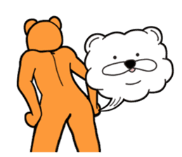 Kuma & Puu chan in the world[Don't Move] sticker #13331202