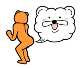 Kuma & Puu chan in the world[Don't Move] sticker #13331210