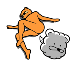 Kuma & Puu chan in the world[Don't Move] sticker #13331213