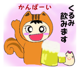 Kurumi's Sticker sticker #13331747