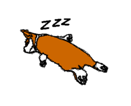 Corgi Moving sticker sticker #13332042