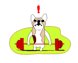 Corgi Moving sticker sticker #13332043