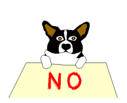 Corgi Moving sticker sticker #13332046