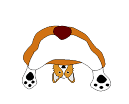 Corgi Moving sticker sticker #13332050