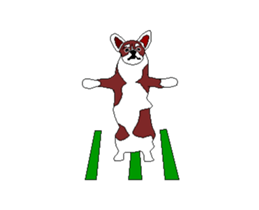 Corgi Moving sticker sticker #13332051