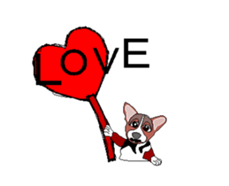 Corgi Moving sticker sticker #13332059