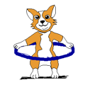 Corgi Moving sticker