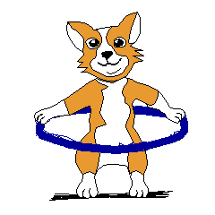 Corgi Moving sticker