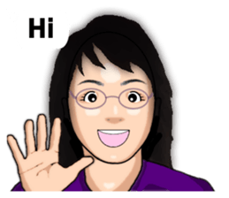 Expression dialog sister. sticker #13332582