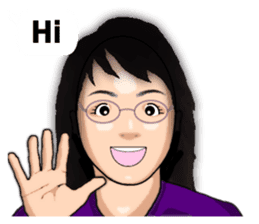 Expression dialog sister. sticker #13332582