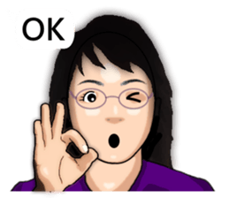 Expression dialog sister. sticker #13332604