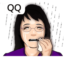 Expression dialog sister. sticker #13332620