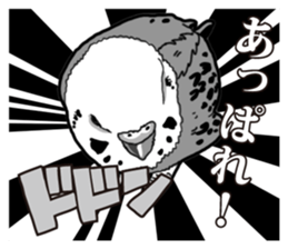 Comic style budgerigars sticker #13333095