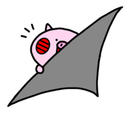 Cute little pig 02 sticker #13333629