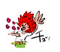 Redhead sticker #13333701