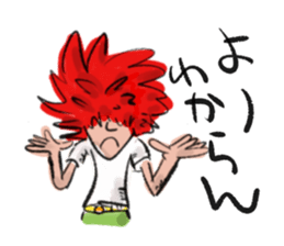 Redhead sticker #13333732