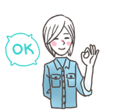 Dneeze girl:Paper Dolls sticker sticker #13334062