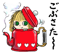 Autumn witch sticker #13334263