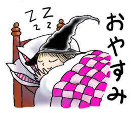 Autumn witch sticker #13334270