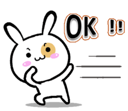 Puff rabbit Puff rabbit sticker #13336661