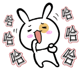 Puff rabbit Puff rabbit sticker #13336681