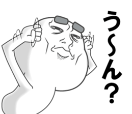 sticker of a straight face part2 sticker #13336731