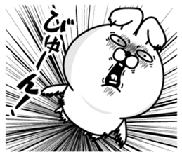 Reaction Rabbit4 sticker #13337226