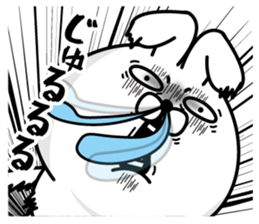 Reaction Rabbit4 sticker #13337227