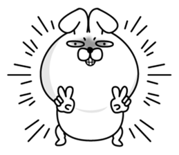 Reaction Rabbit4 sticker #13337246