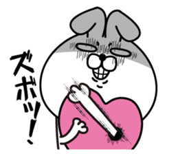 Reaction Rabbit4 sticker #13337250