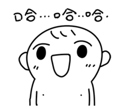 Cute baby talk sticker #13337273