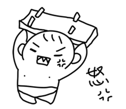 Cute baby talk sticker #13337274