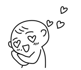 Cute baby talk sticker #13337281