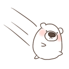 Cute cute polar bear sticker #13337886