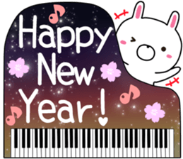 Usatugu2 halloween with black cat sticker #13338074