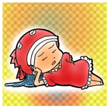 Glittering goldfish-chan sticker #13339150