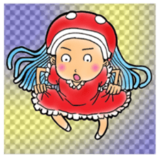 Glittering goldfish-chan sticker #13339151