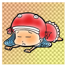 Glittering goldfish-chan sticker #13339153