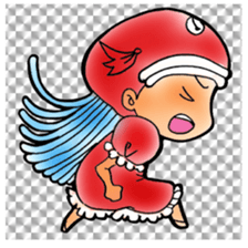 Glittering goldfish-chan sticker #13339155