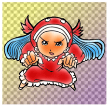 Glittering goldfish-chan sticker #13339158