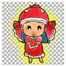 Glittering goldfish-chan sticker #13339161