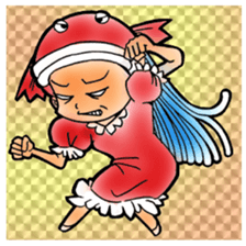 Glittering goldfish-chan sticker #13339166