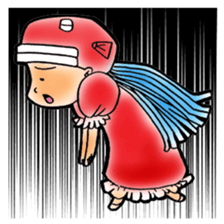 Glittering goldfish-chan sticker #13339180