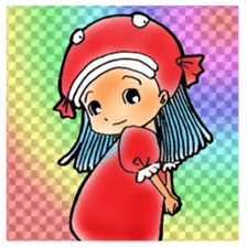 Glittering goldfish-chan sticker #13339181