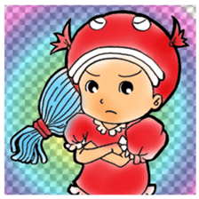 Glittering goldfish-chan sticker #13339187