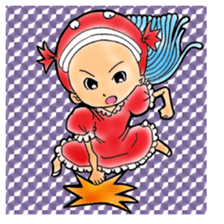 Glittering goldfish-chan sticker #13339188