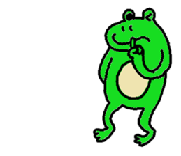 Secret of the frog ZERO. sticker #13339295