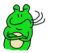 Secret of the frog ZERO. sticker #13339297