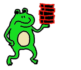Secret of the frog ZERO. sticker #13339302